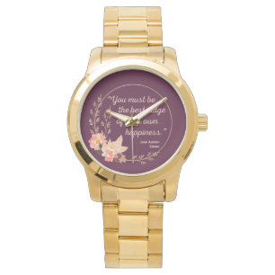 Emma by Jane Austen Quote I - Niedlich Style Armbanduhr