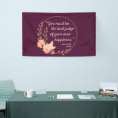 Emma by Jane Austen Quote I - Niedlich Style Banner (Messeveranstaltung)