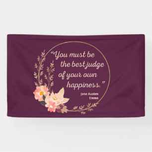 Emma by Jane Austen Quote I - Niedlich Style Banner