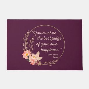 Emma by Jane Austen Quote I - Niedlich Style Fußmatte