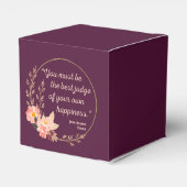 Emma by Jane Austen Quote I - Niedlich Style Geschenkschachtel (Rückseite)