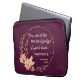 Emma by Jane Austen Quote I - Niedlich Style Laptopschutzhülle (Vorderseite Links)