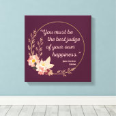Emma by Jane Austen Quote I - Niedlich Style Leinwanddruck (Insitu (Holzboden))