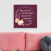 Emma by Jane Austen Quote I - Niedlich Style Leinwanddruck (Insitu (Wohnzimmer))