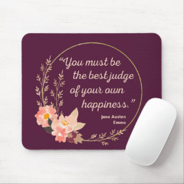 Emma by Jane Austen Quote I - Niedlich Style Mousepad