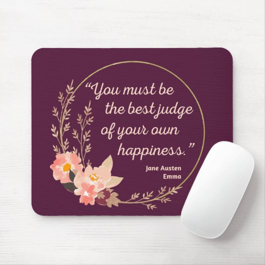 Emma by Jane Austen Quote I - Niedlich Style Mousepad (Mit Mouse)