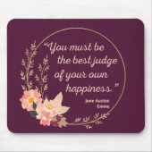 Emma by Jane Austen Quote I - Niedlich Style Mousepad (Vorne)
