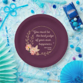 Emma by Jane Austen Quote I - Niedlich Style Pappteller (Party)
