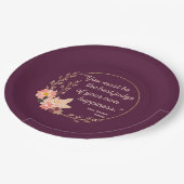 Emma by Jane Austen Quote I - Niedlich Style Pappteller (Schrägansicht)