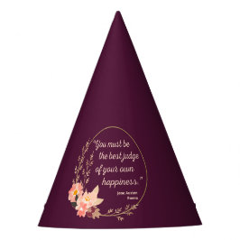 Emma by Jane Austen Quote I - Niedlich Style Partyhütchen