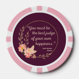 Emma by Jane Austen Quote I - Niedlich Style Pokerchips