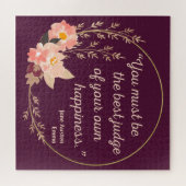 Emma by Jane Austen Quote I - Niedlich Style Puzzle (Horizontal)