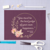 Emma by Jane Austen Quote I - Niedlich Style Seidenpapier (Handwerk)