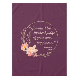 Emma by Jane Austen Quote I - Niedlich Style Tischdecke