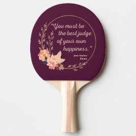 Emma by Jane Austen Quote I - Niedlich Style Tischtennis Schläger