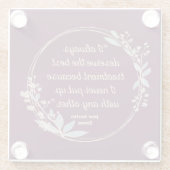 Emma By Jane Austen Quote II - Cute Style Glasuntersetzer (Rückseite)