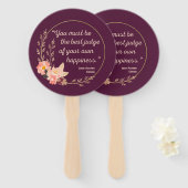 Emma by Jane Austen Zitat I - Niedlich Style Fächer (Vorne und Hinten)