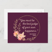 Emma by Jane Austen Zitat I - Niedlich Style Postkarte (Vorne/Hinten)