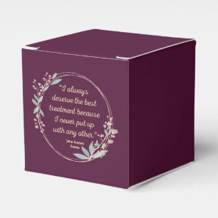 Emma by Jane Austen Zitat II - Niedlicher Stil Geschenkschachtel