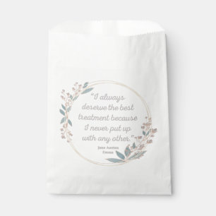 Emma by Jane Austen Zitat II - Niedlicher Stil Geschenktütchen