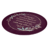 Emma by Jane Austen Zitat II - Niedlicher Stil Schneidebrett (Ecke)