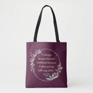 Emma by Jane Austen Zitat II - Niedlicher Stil Tasche