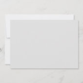 Emma Elegant Cross & Doves Christlich Wedding Einladung (Rückseite)