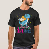 Emma EMMASAURUS Personalized Name Dino Dinosaur Bi T-Shirt (Vorderseite)