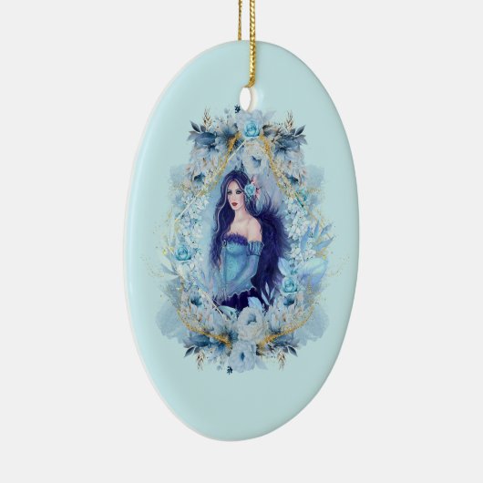 Emma Engel mit Blume Ornament (Rechts)