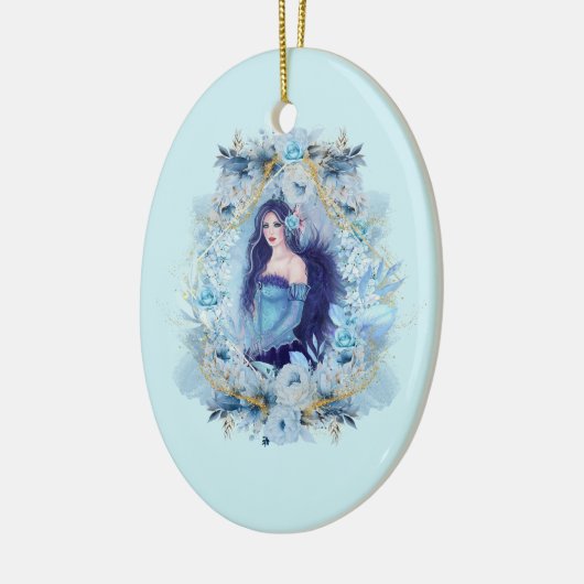 Emma Engel mit Blume Ornament (Links)