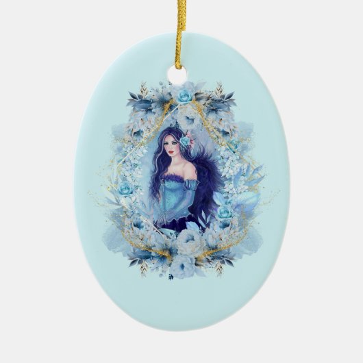 Emma Engel mit Blume Ornament (Vorne)