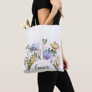 Emma Florales Monogramm Tasche