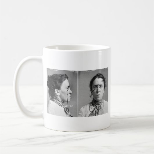 Emma Goldman - Anarchist, 1911 Kaffeetasse (Links)