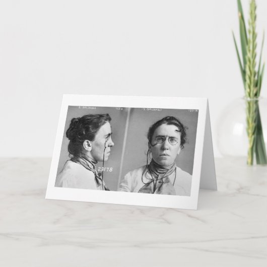 Emma Goldman - Anarchist, 1911 Karte (Vorderseite)