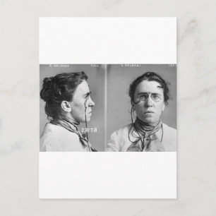 Emma Goldman - Anarchistin, 1911 Postkarte