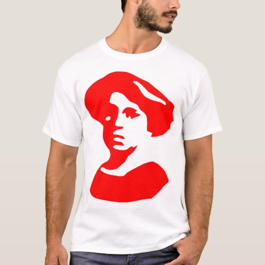 Emma Goldman mit Zitat T-Shirt (Vorderseite)