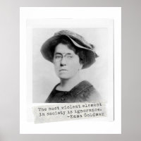 Emma Goldman Zitat - Ignoranz - Frauenaktivismus