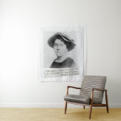 Emma Goldman Zitat - Ignoranz - Frauenaktivismus Wandteppich (Beispiel)