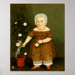 Emma Homan durch John Bradley ~ c.1844 Poster