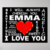 Emma I Liebe You Poster (Vorne)