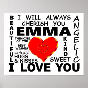Emma I Liebe You Poster
