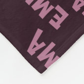 EMMA, Ihr Name Fleece Blanket (Ecke)