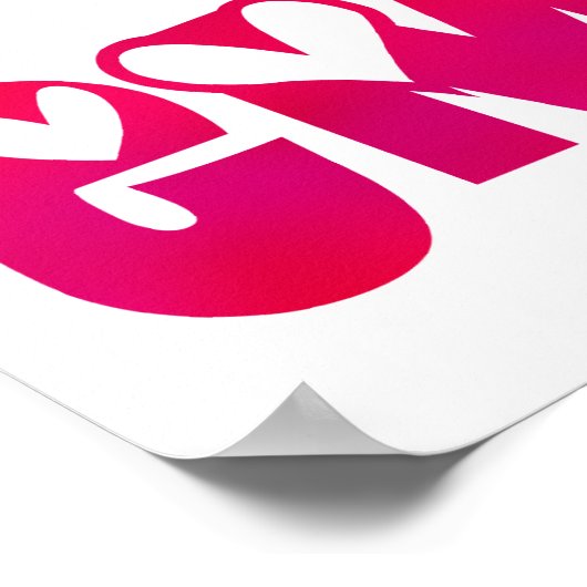 Emma im Herzen Poster (Ecke)