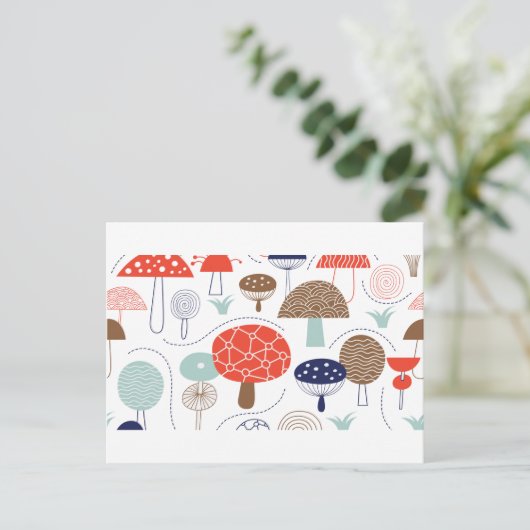 Emma Janeway Mushrooms Collection Postkarte (Stehend Vorderseite)