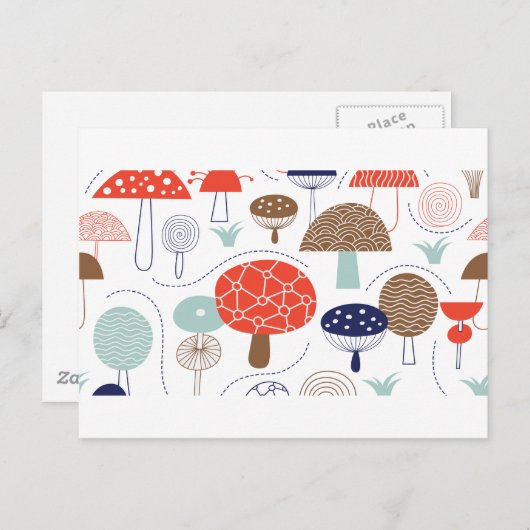 Emma Janeway Mushrooms Collection Postkarte (Vorne/Hinten)
