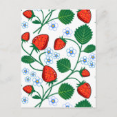 Emma Janeway Strawberries Postkarte (Vorderseite)