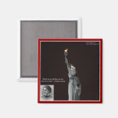 Emma Lazarus & Statue of Liberty Gifts & Cards Magnet (Vorderseite/Rückseite)