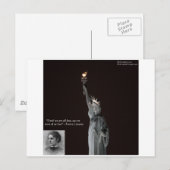 Emma Lazarus & Statue of Liberty Gifts & Cards Postkarte (Vorne/Hinten)