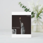 Emma Lazarus & Statue of Liberty Gifts & Cards Postkarte (Stehend Vorderseite)