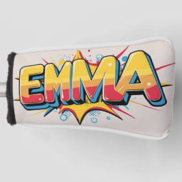 Emma mit Explosion Golf Headcover